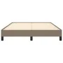 Taupe gray fabric bed frame 140x190 cm by vidaXL, Beds and slatted bases - Ref: Foro24-346716, Price: 108,08 €, Discount: %