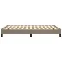 Taupe gray fabric bed frame 140x190 cm by vidaXL, Beds and slatted bases - Ref: Foro24-346716, Price: 108,08 €, Discount: %