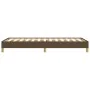 Brown fabric bed frame 90x200 cm by vidaXL, Beds and slatted bases - Ref: Foro24-346789, Price: 75,19 €, Discount: %
