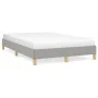 Light gray fabric bed frame 120x200 cm by vidaXL, Beds and slatted bases - Ref: Foro24-346802, Price: 105,49 €, Discount: %