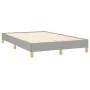 Light gray fabric bed frame 120x200 cm by vidaXL, Beds and slatted bases - Ref: Foro24-346802, Price: 105,49 €, Discount: %