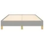 Light gray fabric bed frame 120x200 cm by vidaXL, Beds and slatted bases - Ref: Foro24-346802, Price: 105,49 €, Discount: %