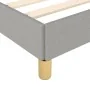 Light gray fabric bed frame 120x200 cm by vidaXL, Beds and slatted bases - Ref: Foro24-346802, Price: 105,49 €, Discount: %