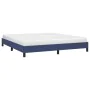 Blue fabric bed frame 160x200 cm by vidaXL, Beds and slatted bases - Ref: Foro24-346734, Price: 103,14 €, Discount: %
