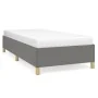 Estructura de cama de tela gris oscuro 100x200 cm de vidaXL, Camas y somieres - Ref: Foro24-347142, Precio: 96,85 €, Descuent...