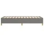 Estructura de cama de tela gris oscuro 100x200 cm de vidaXL, Camas y somieres - Ref: Foro24-347142, Precio: 96,85 €, Descuent...