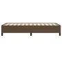 Brown fabric bed frame 90x200 cm by vidaXL, Beds and slatted bases - Ref: Foro24-347037, Price: 97,62 €, Discount: %