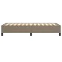 Taupe gray fabric bed frame 80x200 cm by vidaXL, Beds and slatted bases - Ref: Foro24-347022, Price: 105,81 €, Discount: %