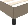 Taupe gray fabric bed frame 80x200 cm by vidaXL, Beds and slatted bases - Ref: Foro24-347022, Price: 105,81 €, Discount: %
