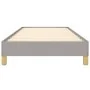 Light gray fabric bed frame 100x200 cm by vidaXL, Beds and slatted bases - Ref: Foro24-346794, Price: 69,39 €, Discount: %