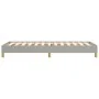 Light gray fabric bed frame 100x200 cm by vidaXL, Beds and slatted bases - Ref: Foro24-346794, Price: 69,39 €, Discount: %