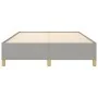 Light gray fabric bed frame 140x190 cm by vidaXL, Beds and slatted bases - Ref: Foro24-347157, Price: 118,34 €, Discount: %