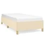 Cream fabric bed frame 80x200 cm by vidaXL, Beds and slatted bases - Ref: Foro24-347122, Price: 90,65 €, Discount: %