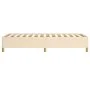 Cream fabric bed frame 80x200 cm by vidaXL, Beds and slatted bases - Ref: Foro24-347122, Price: 90,65 €, Discount: %