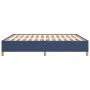 Estructura de cama tela azul 180x200 cm de vidaXL, Camas y somieres - Ref: Foro24-347187, Precio: 129,75 €, Descuento: %