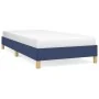 Blue fabric bed frame 80x200 cm by vidaXL, Beds and slatted bases - Ref: Foro24-346776, Price: 74,04 €, Discount: %