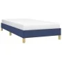 Blue fabric bed frame 80x200 cm by vidaXL, Beds and slatted bases - Ref: Foro24-346776, Price: 74,04 €, Discount: %