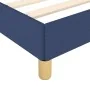 Blue fabric bed frame 160x200 cm by vidaXL, Beds and slatted bases - Ref: Foro24-346832, Price: 109,89 €, Discount: %