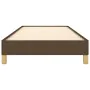 Brauner Stoffbettrahmen 100x200 cm von vidaXL, Betten und Lattenroste - Ref: Foro24-346797, Preis: 81,55 €, Rabatt: %