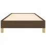 Brown fabric bed frame 100x200 cm by vidaXL, Beds and slatted bases - Ref: Foro24-346797, Price: 84,75 €, Discount: %