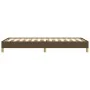 Brauner Stoffbettrahmen 100x200 cm von vidaXL, Betten und Lattenroste - Ref: Foro24-346797, Preis: 81,55 €, Rabatt: %