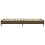 Brown fabric bed frame 100x200 cm by vidaXL, Beds and slatted bases - Ref: Foro24-346797, Price: 84,75 €, Discount: %