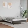 Estructura de cama de cuero sintético gris 120x200 cm de vidaXL, Camas y somieres - Ref: Foro24-346896, Precio: 82,10 €, Desc...