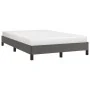 Estructura de cama de cuero sintético gris 120x200 cm de vidaXL, Camas y somieres - Ref: Foro24-346896, Precio: 82,10 €, Desc...
