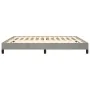 Estructura de cama de terciopelo gris claro 180x200 cm de vidaXL, Camas y somieres - Ref: Foro24-346988, Precio: 124,65 €, De...