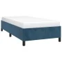 Estructura de cama de terciopelo azul 80x200 cm de vidaXL, Camas y somieres - Ref: Foro24-347292, Precio: 80,45 €, Descuento: %