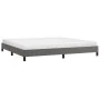 Gray synthetic leather bed frame 200x200 cm by vidaXL, Beds and slatted bases - Ref: Foro24-346926, Price: 122,95 €, Discount: %