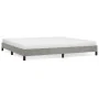 Hellgrauer Samtbettrahmen 180x200 cm von vidaXL, Betten und Lattenroste - Ref: Foro24-346994, Preis: 123,36 €, Rabatt: %