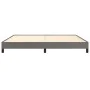 Gray synthetic leather bed frame 200x200 cm by vidaXL, Beds and slatted bases - Ref: Foro24-346926, Price: 122,95 €, Discount: %