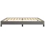 Gray synthetic leather bed frame 200x200 cm by vidaXL, Beds and slatted bases - Ref: Foro24-346926, Price: 122,95 €, Discount: %