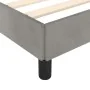 Hellgrauer Samtbettrahmen 180x200 cm von vidaXL, Betten und Lattenroste - Ref: Foro24-346994, Preis: 123,36 €, Rabatt: %