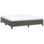 Estructura de cama de terciopelo gris oscuro 160x200 cm de vidaXL, Camas y somieres - Ref: Foro24-347331, Precio: 116,89 €, D...