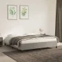 Light gray velvet bed frame 180x200 cm by vidaXL, Beds and slatted bases - Ref: Foro24-347336, Price: 130,49 €, Discount: %