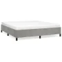 Hellgrauer Samtbettrahmen 180x200 cm von vidaXL, Betten und Lattenroste - Ref: Foro24-347336, Preis: 134,24 €, Rabatt: %