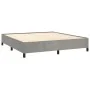 Light gray velvet bed frame 180x200 cm by vidaXL, Beds and slatted bases - Ref: Foro24-347336, Price: 130,49 €, Discount: %