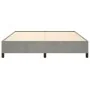 Estructura de cama de terciopelo gris claro 180x200 cm de vidaXL, Camas y somieres - Ref: Foro24-347336, Precio: 130,58 €, De...