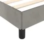 Hellgrauer Samtbettrahmen 180x200 cm von vidaXL, Betten und Lattenroste - Ref: Foro24-347336, Preis: 134,24 €, Rabatt: %