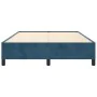 Blue velvet bed frame 140x200 cm by vidaXL, Beds and slatted bases - Ref: Foro24-347328, Price: 121,88 €, Discount: %
