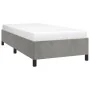 Hellgrauer Samtbettrahmen 90x200 cm von vidaXL, Betten und Lattenroste - Ref: Foro24-347300, Preis: 78,11 €, Rabatt: %