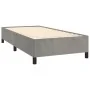 Hellgrauer Samtbettrahmen 90x200 cm von vidaXL, Betten und Lattenroste - Ref: Foro24-347300, Preis: 78,11 €, Rabatt: %