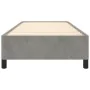 Light gray velvet bed frame 90x200 cm by vidaXL, Beds and slatted bases - Ref: Foro24-347300, Price: 78,11 €, Discount: %