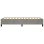 Hellgrauer Samtbettrahmen 90x200 cm von vidaXL, Betten und Lattenroste - Ref: Foro24-347300, Preis: 78,11 €, Rabatt: %