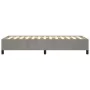 Light gray velvet bed frame 90x200 cm by vidaXL, Beds and slatted bases - Ref: Foro24-347300, Price: 78,11 €, Discount: %