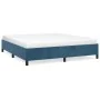 Estructura de cama de terciopelo azul 180x200 cm de vidaXL, Camas y somieres - Ref: Foro24-347340, Precio: 140,18 €, Descuent...