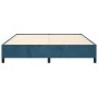 Estructura de cama de terciopelo azul 180x200 cm de vidaXL, Camas y somieres - Ref: Foro24-347340, Precio: 140,18 €, Descuent...