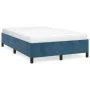 Estructura de cama de terciopelo azul 120x200 cm de vidaXL, Camas y somieres - Ref: Foro24-347316, Precio: 115,81 €, Descuent...